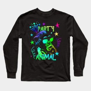 Monkey Party Animal Long Sleeve T-Shirt